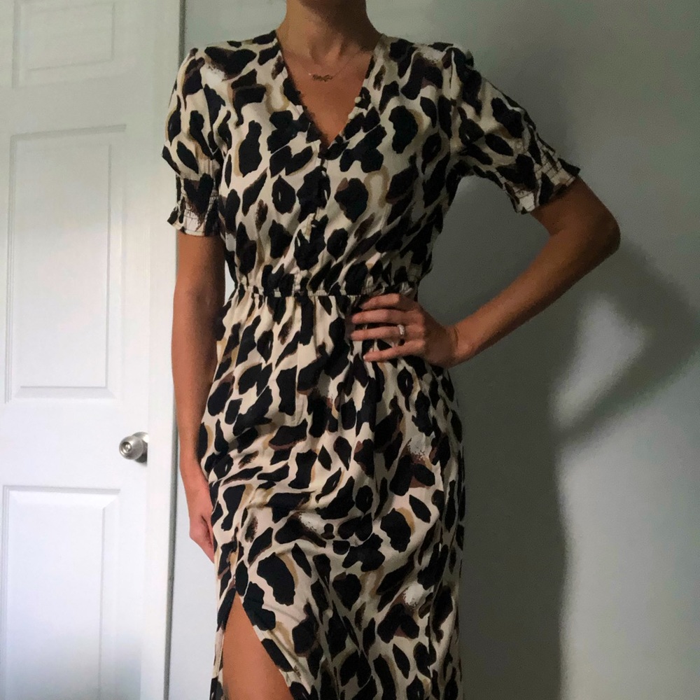 Leopard Midi Dress